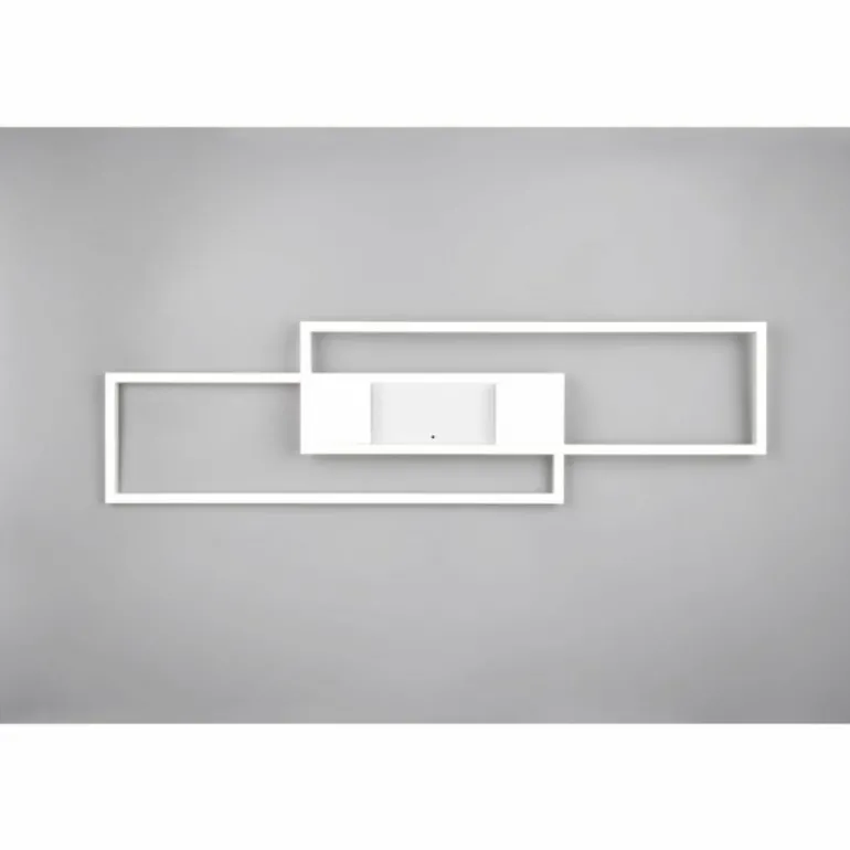 ALBANY Plafonnier Luminaires Trio LED Blanc, 1 lumière, Télécommandes