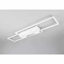 ALBANY Plafonnier Luminaires Trio LED Blanc, 1 lumière, Télécommandes