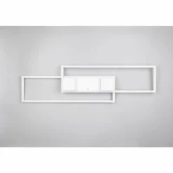 ALBANY Plafonnier Luminaires Trio LED Blanc, 1 lumière, Télécommandes