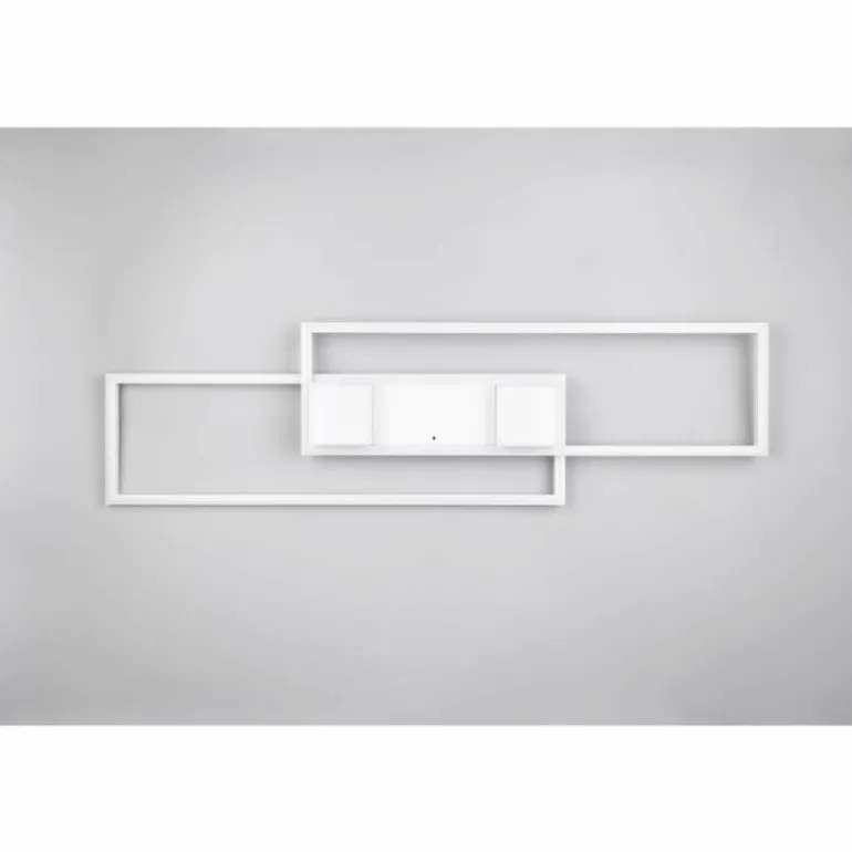 ALBANY Plafonnier Luminaires Trio LED Blanc, 1 lumière, Télécommandes