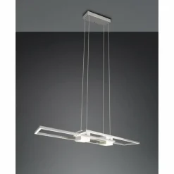ALBANY Suspension Luminaires Trio LED Nickel mat, 1 lumière, Télécommandes