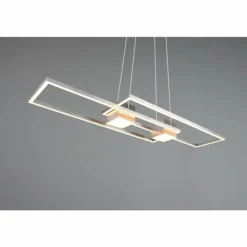 ALBANY Suspension Luminaires Trio LED Nickel mat, 1 lumière, Télécommandes