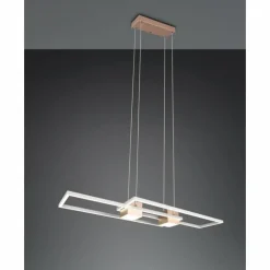 ALBANY Suspension Luminaires Trio LED Brun, 1 lumière, Télécommandes