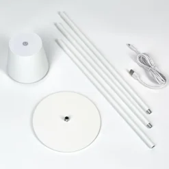 Allen Lampadaire LED Blanc, 1 lumière