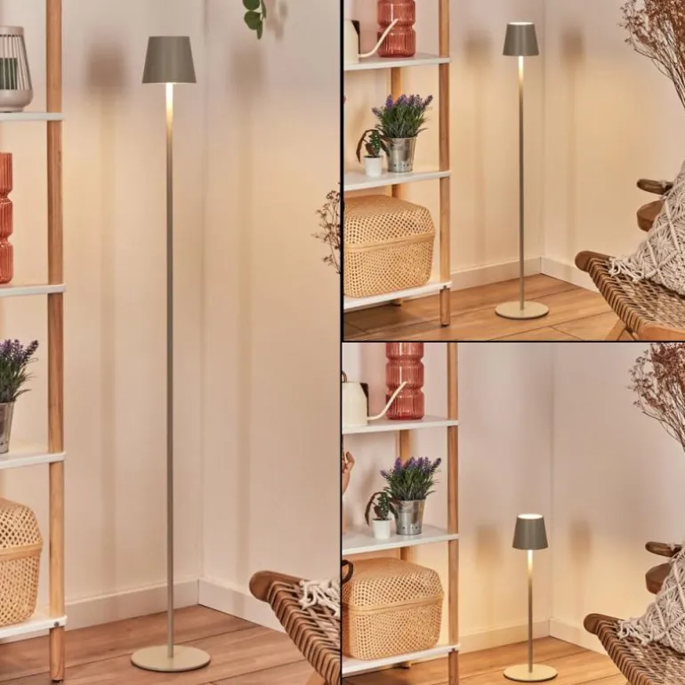 Allen Lampadaire LED Gris, 1 lumière