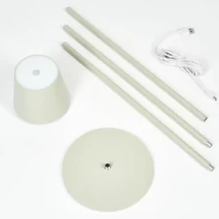 Allen Lampadaire LED Gris, 1 lumière