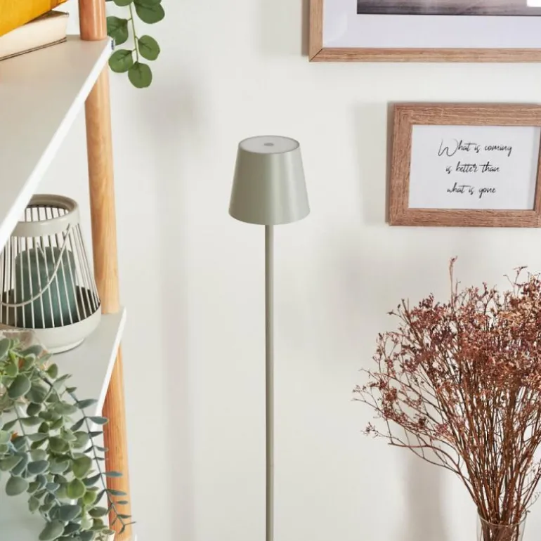 Allen Lampadaire LED Gris, 1 lumière