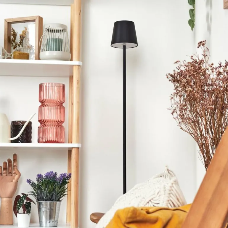 Allen Lampadaire LED Noir, 1 lumière