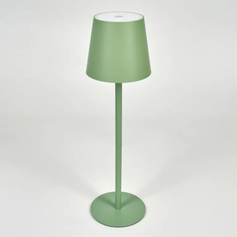 Allen Lampe de table d'extérieur, Lampe à poser LED Vert, 1 lumière