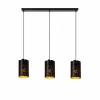 ALMELO Suspension Luminaires Lucide Noir, 3 lumières