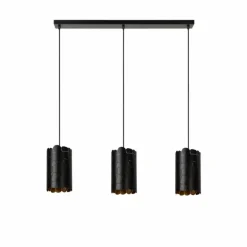 ALMELO Suspension Luminaires Lucide Noir, 3 lumières