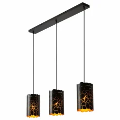 ALMELO Suspension Luminaires Lucide Noir, 3 lumières