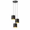 ALMELO Suspension Luminaires Lucide Noir, 3 lumières