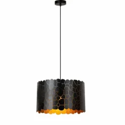 ALMELO Suspension Luminaires Lucide Noir, 1 lumière