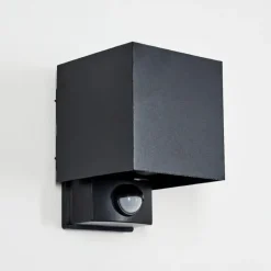 Almodofa Lampe murale d´extérieur, Luminaire Up & Down Noir, 1 lumière, Détecteur de mouvement