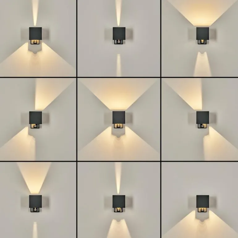 Almodofa Lampe murale d´extérieur, Luminaire Up & Down Anthracite, 1 lumière, Détecteur de mouvement