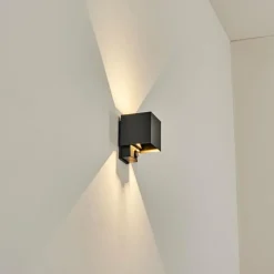 Almodofa Lampe murale d´extérieur, Luminaire Up & Down Anthracite, 1 lumière, Détecteur de mouvement