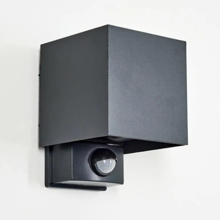 Almodofa Lampe murale d´extérieur, Luminaire Up & Down Anthracite, 1 lumière, Détecteur de mouvement