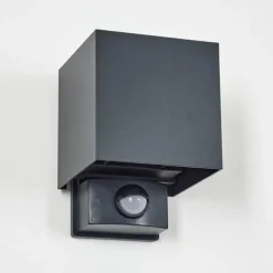 Almodofa Lampe murale d´extérieur, Luminaire Up & Down Anthracite, 1 lumière, Détecteur de mouvement
