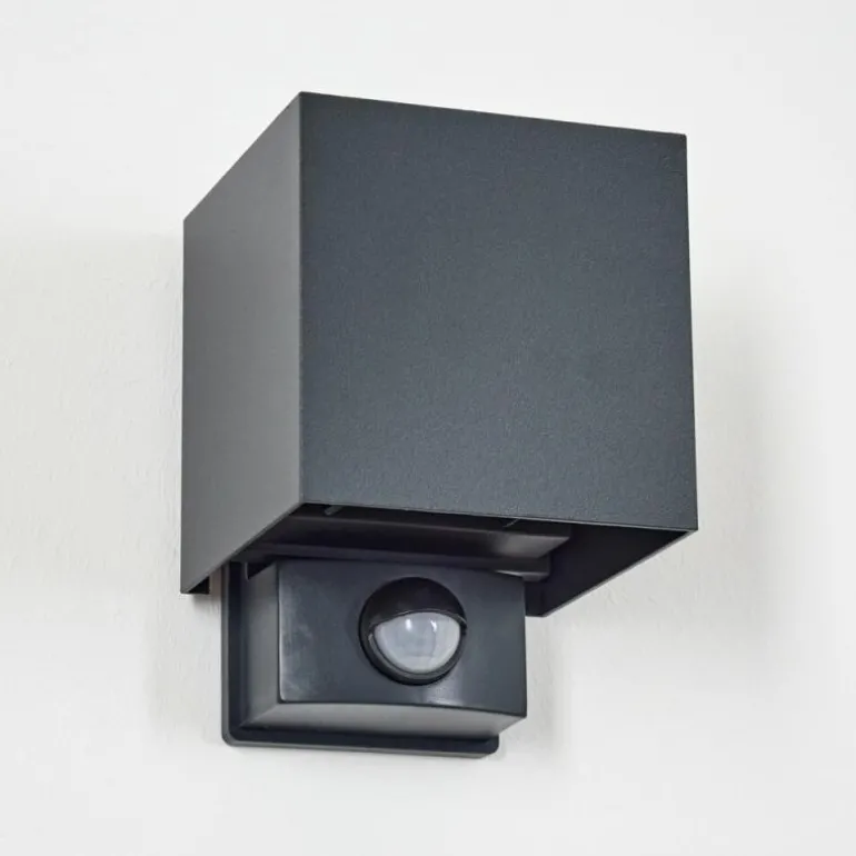 Almodofa Lampe murale d´extérieur, Luminaire Up & Down Anthracite, 1 lumière, Détecteur de mouvement