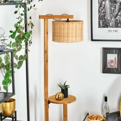 Almogarve Lampadaire Écru, Noir, 1 lumière