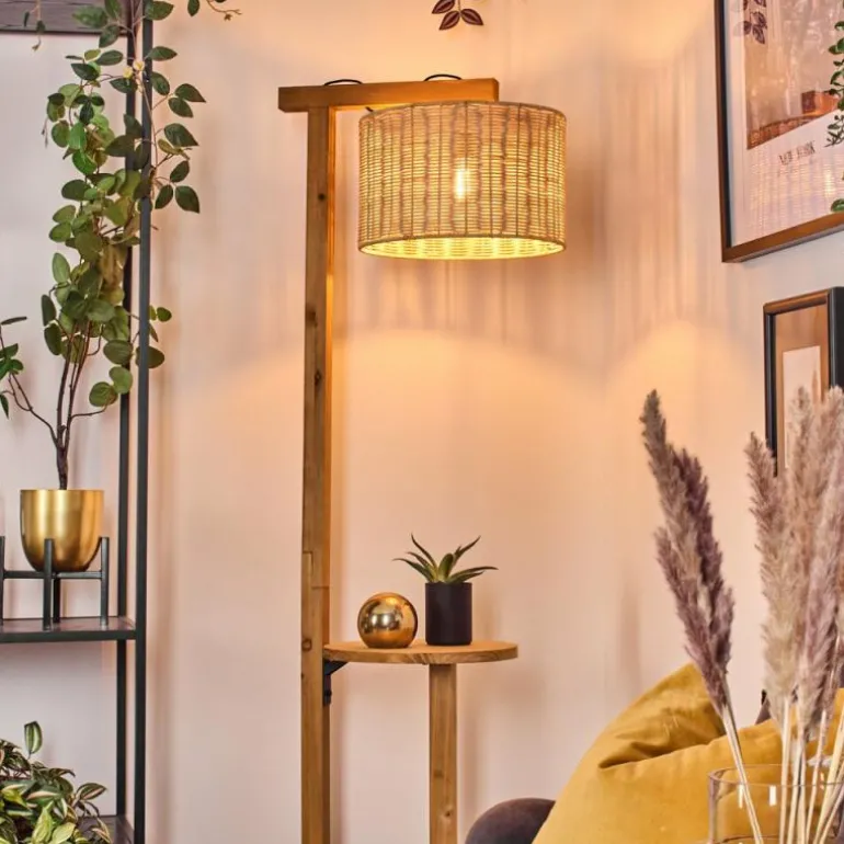 Almogarve Lampadaire Écru, Noir, 1 lumière