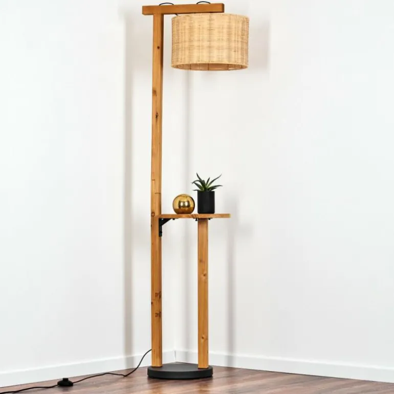 Almogarve Lampadaire Écru, Noir, 1 lumière