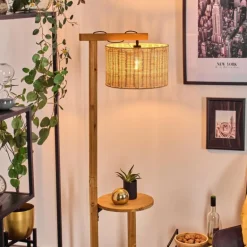 Almogarve Lampadaire Écru, Noir, 1 lumière