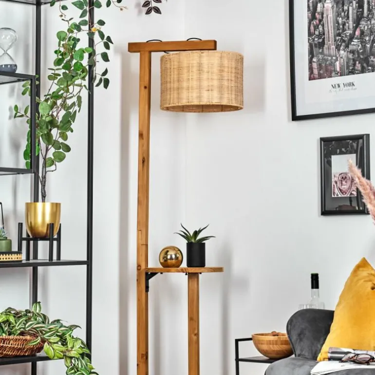 Almogarve Lampadaire Écru, Noir, 1 lumière