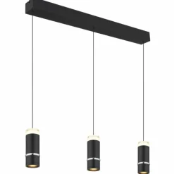 Alvarado Suspension Luminaires Globo Lighting LED Noir, 1 lumière