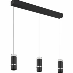 Alvarado Suspension Luminaires Globo Lighting LED Noir, 1 lumière