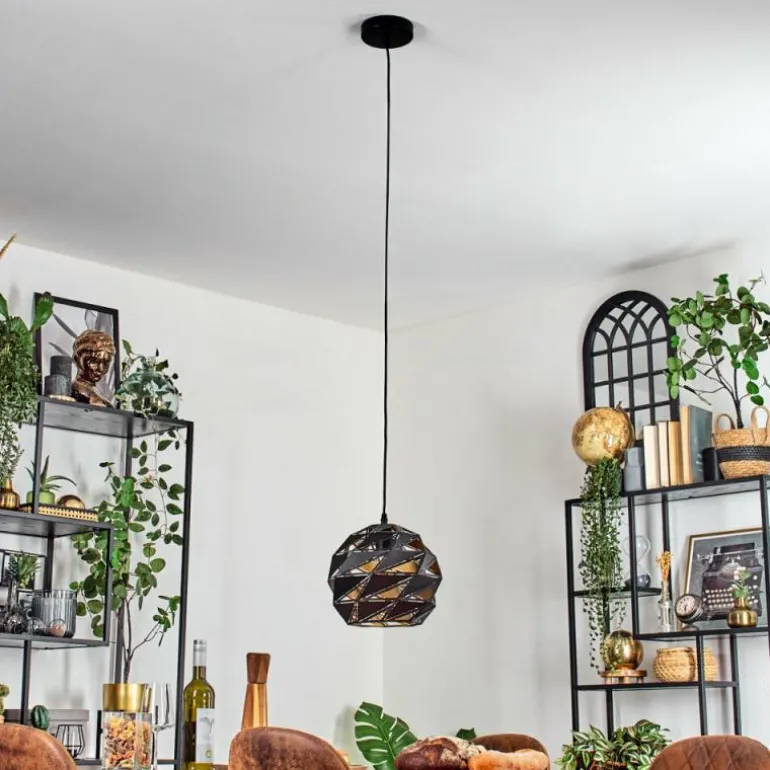 Alven Suspension, Suspension Noir, 1 lumière