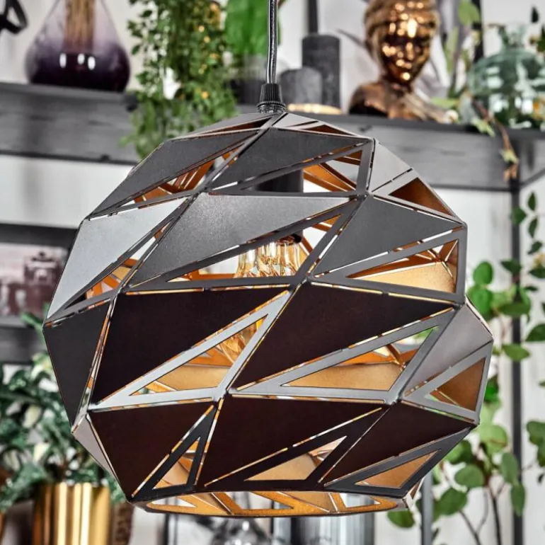 Alven Suspension, Suspension Noir, 1 lumière