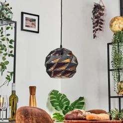 Alven Suspension, Suspension Noir, 1 lumière