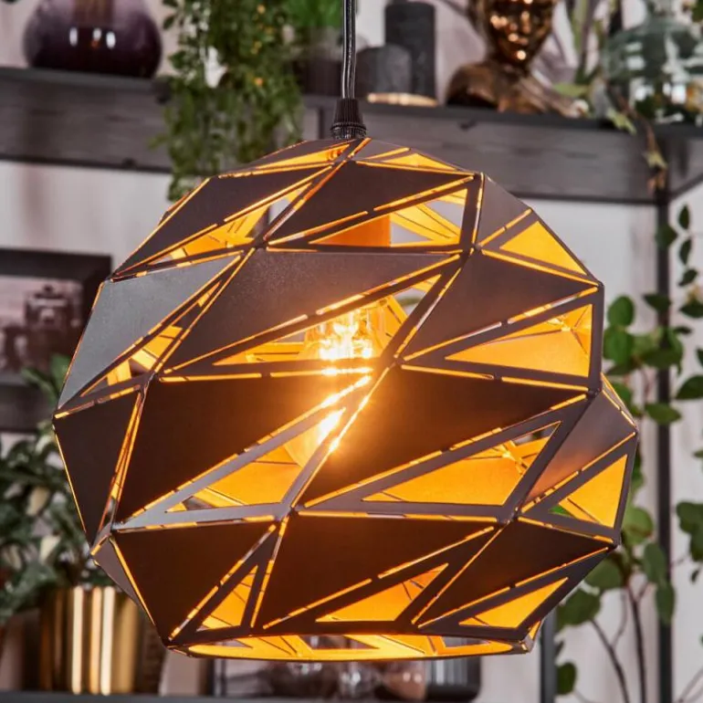 Alven Suspension, Suspension Noir, 1 lumière