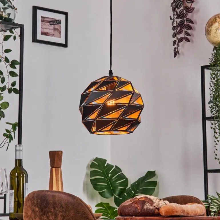 Alven Suspension, Suspension Noir, 1 lumière