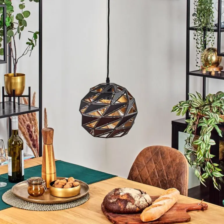 Alven Suspension, Suspension Noir, 1 lumière