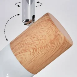 Alyra Plafonnier, Spot de plafond Blanc, 1 lumière