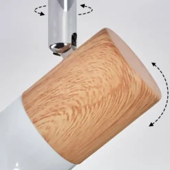 Alyra Plafonnier, Spot de plafond Blanc, 2 lumières