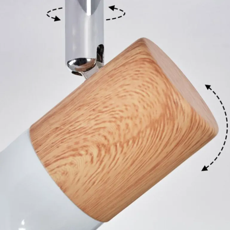 Alyra Plafonnier, Spot de plafond Blanc, 2 lumières