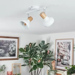 Alyra Plafonnier, Spot de plafond Blanc, 2 lumières