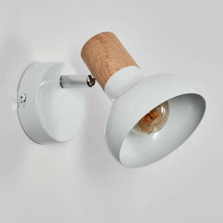 Alyra Spot de plafond, Applique murale, Spot mural Blanc, 1 lumière