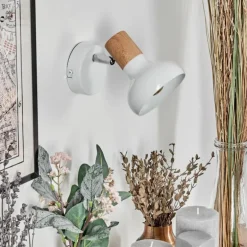 Alyra Spot de plafond, Applique murale, Spot mural Blanc, 1 lumière