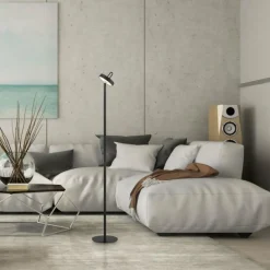 AMAG Lampadaire Luminaires Leuchten Direkt LED Noir, 1 lumière