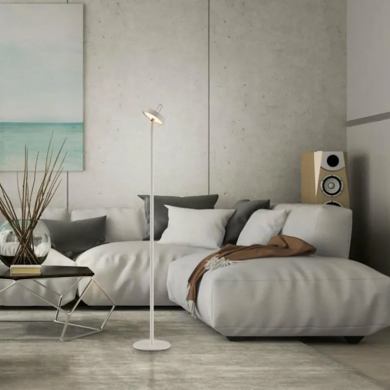 AMAG Lampadaire Luminaires Leuchten Direkt LED Gris, 1 lumière