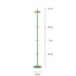 AMAG Lampadaire Luminaires Leuchten Direkt LED Vert, 1 lumière