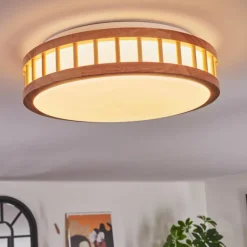 Amarelos Plafonnier LED Écru, Blanc, 1 lumière