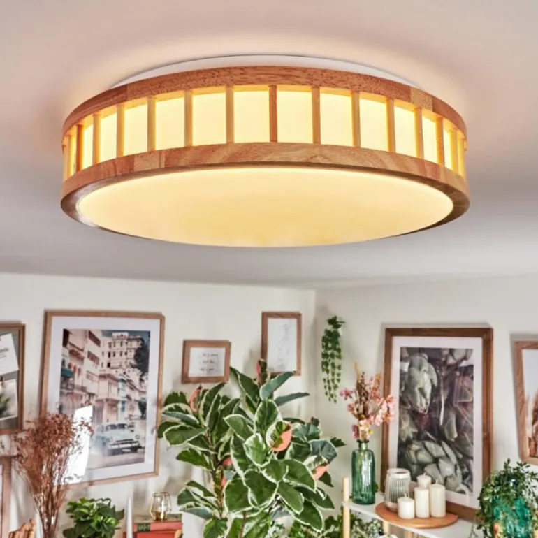 Amarelos Plafonnier, Panel LED Blanc, 1 lumière, Télécommandes