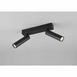 Ambala Spot de plafond Luminaires Trio LED Noir, 2 lumières