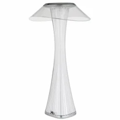 Ambra Lampe à poser Luminaires Globo Lighting LED Chrome, Transparent, 1 lumière